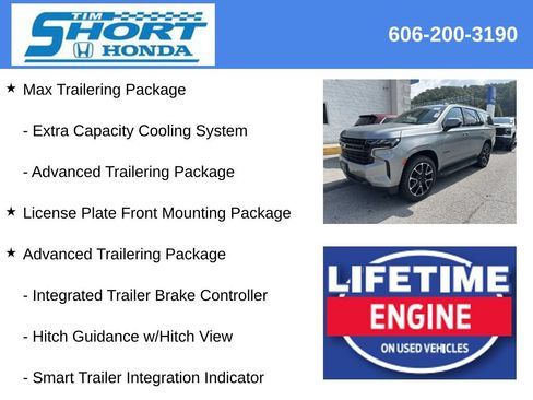 Used 2023 Chevrolet Tahoe RST w/ Max Trailering Package AWD/4WD image 17