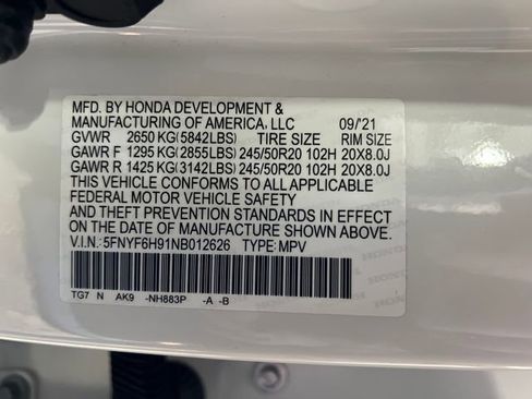 Used 2022 Honda Pilot Touring image 30