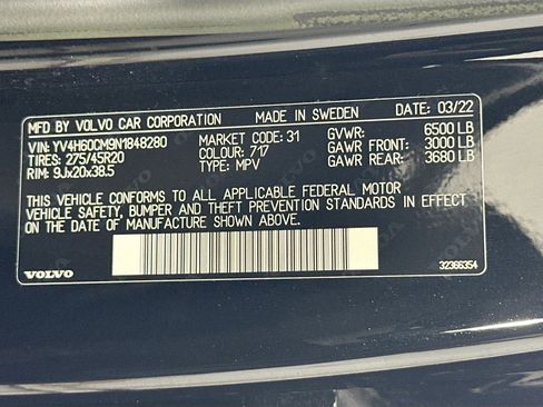 Used 2022 Volvo XC90 T8 R-Design w/ Advanced Package image 34