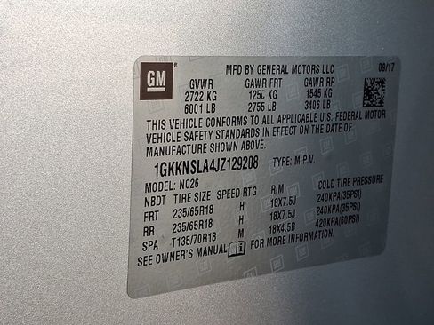 Certified 2018 GMC Acadia SLE AWD/4WD image 26