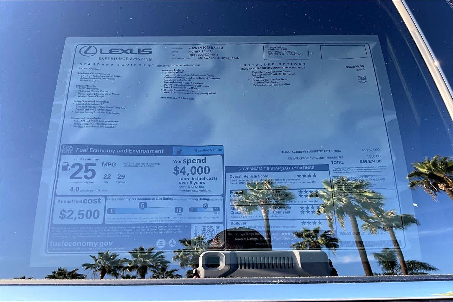New 2026 Lexus RX 350 Premium Plus FWD image 22