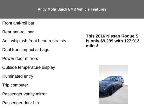 Used 2016 Nissan Rogue S FWD image 8