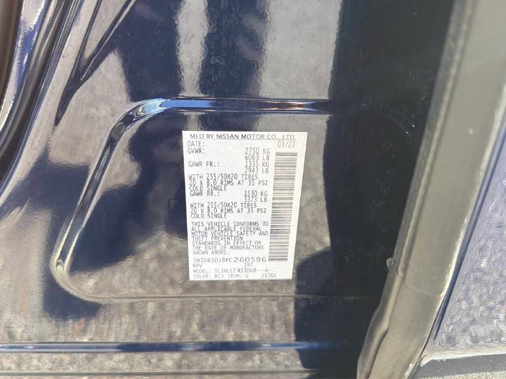 Used 2023 Nissan Pathfinder Platinum w/ Cargo Package AWD/4WD image 50