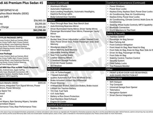 Used 2023 Audi A6 Premium Plus w/ Premium Plus Package image 26