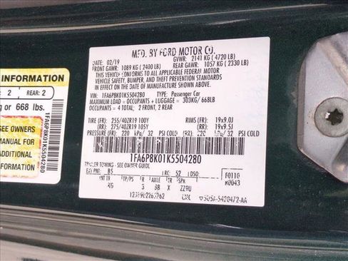 Used 2019 Ford Mustang Bullitt w/ Bullitt Electronics Package image 15