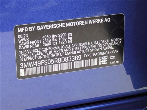 Used 2024 BMW M340i w/ Driving Assistance Package RWD image 27