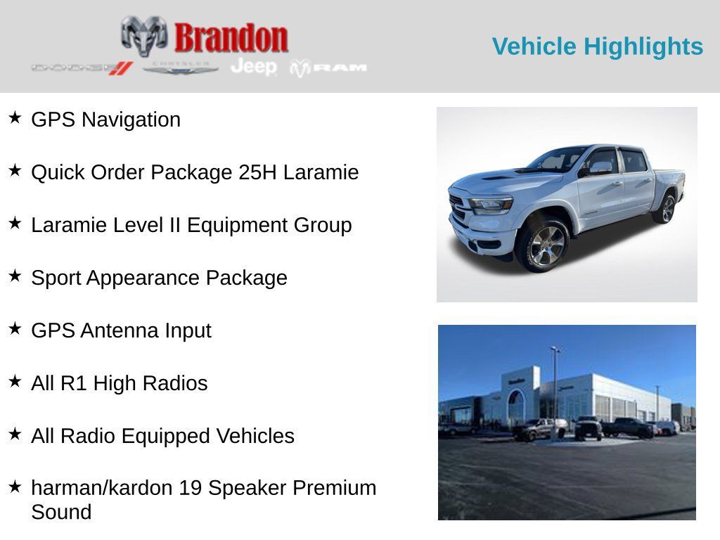 Used 2022 RAM 1500 Laramie AWD/4WD image 2