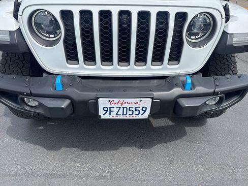 Certified 2023 Jeep Wrangler Unlimited Rubicon 4xe w/ Steel Bumper Group image 3