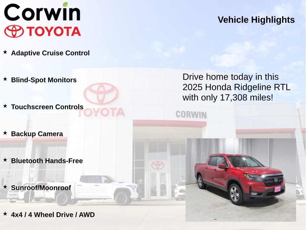 Used 2025 Honda Ridgeline RTL image 6
