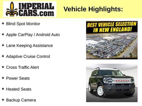 Certified 2025 Ford Bronco Sport Heritage w/ Convenience Package AWD/4WD image 5
