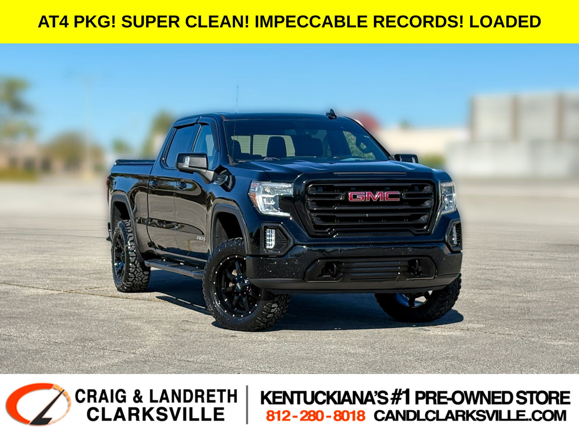 Used 2019 GMC Sierra 1500 AT4 w/ AT4 Premium Package AWD/4WD image 1