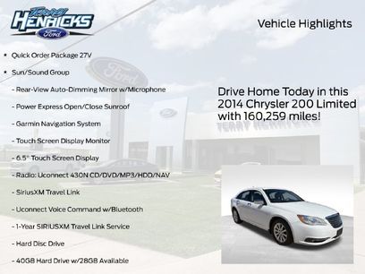Used 2014 Chrysler 200 Limited w/ Sun/Sound Group
