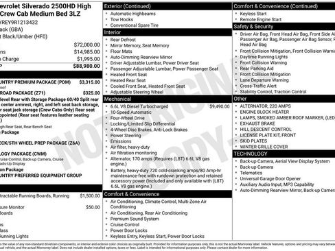 Used 2024 Chevrolet Silverado 2500 High Country w/ High Country Premium Package AWD/4WD image 30