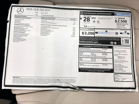 New 2026 Mercedes-Benz GLB 250 image 19