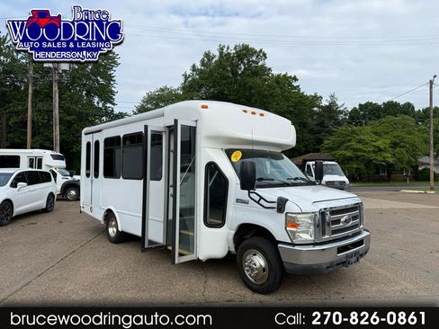 Used 2013 Ford E-350 and Econoline 350 Super Duty w/ Shuttle Bus Prep Pkg RWD image 1