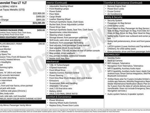 Used 2017 Chevrolet Trax LT w/ LT Convenience Package FWD image 5
