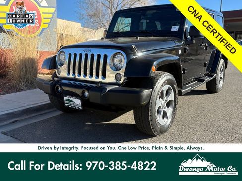 Used 2017 Jeep Wrangler Unlimited Sahara w/ Max Tow Package image 1