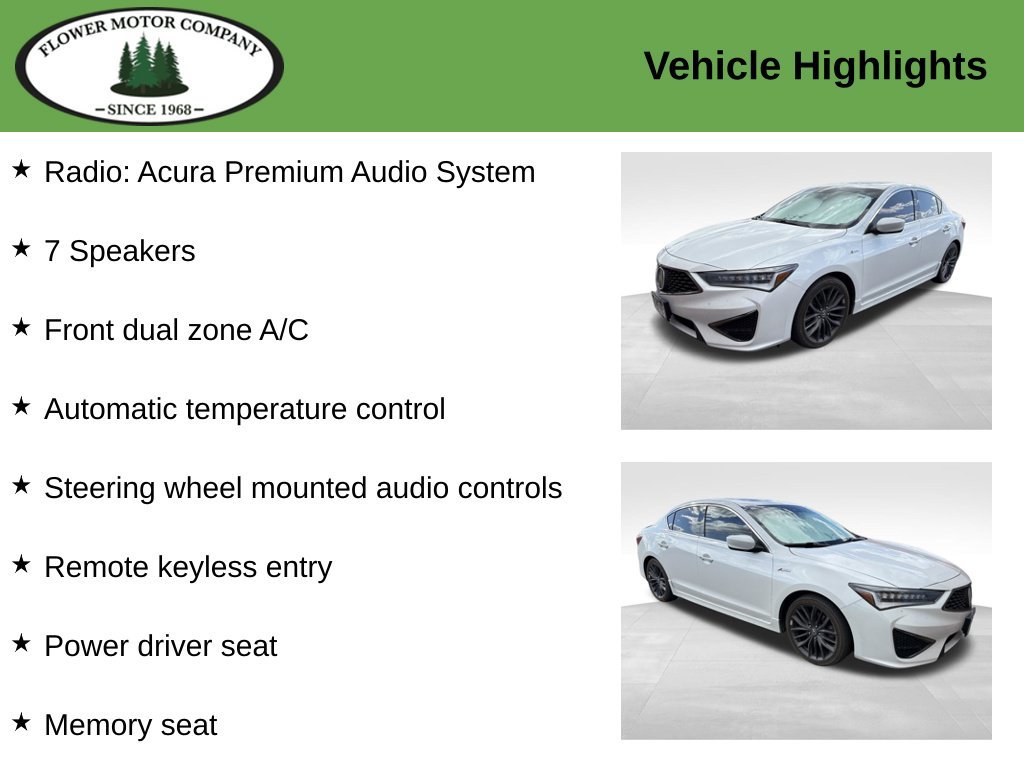 Used 2019 Acura ILX w/ Premium & A-SPEC Package FWD image 5