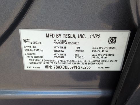 Used 2023 Tesla Model X AWD/4WD image 35