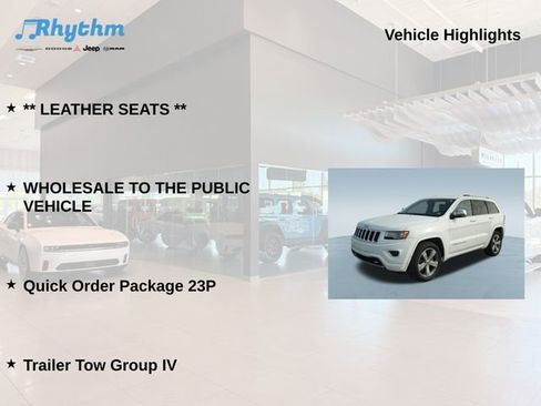 Used 2015 Jeep Grand Cherokee Overland w/ Trailer Tow Group IV image 5