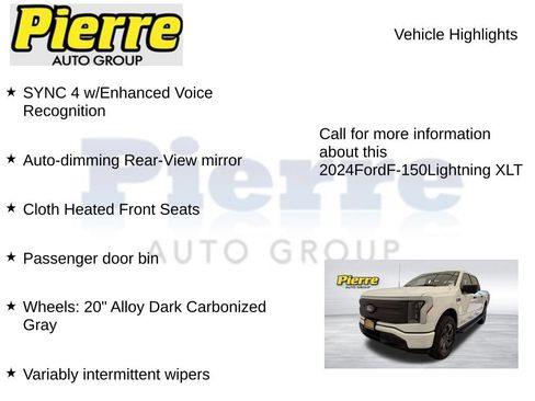 Certified 2024 Ford F150 Lightning XLT AWD/4WD image 17