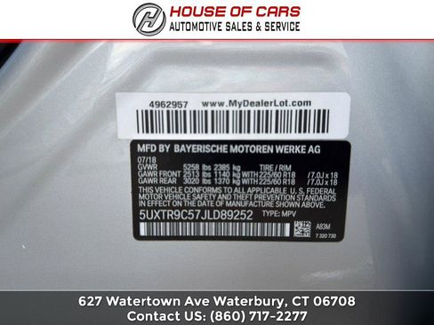 Used 2018 BMW X3 xDrive30i w/ Driving Assistance Package image 66