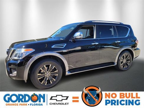 Used 2018 Nissan Armada Platinum w/ Captain Seat Package image 1