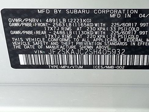 New 2025 Subaru Forester Wilderness w/ Wilderness Package image 22