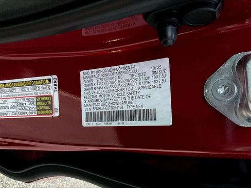 New 2026 Honda Odyssey EX-L image 17