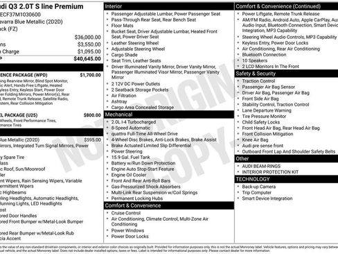 Used 2021 Audi Q3 2.0T Premium w/ Convenience Package image 7