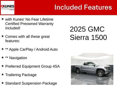 Used 2025 GMC Sierra 1500 SLT AWD/4WD image 4