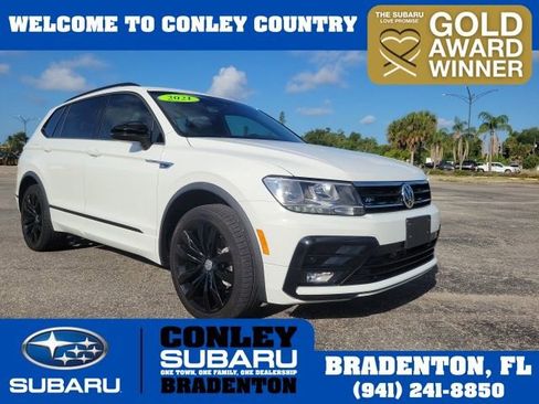 Used 2021 Volkswagen Tiguan SE R-Line AWD/4WD image 1