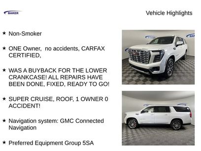 Used 2025 GMC Yukon XL Denali w/ Denali Reserve Package