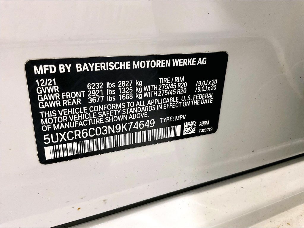 Used 2022 BMW X5 xDrive40i w/ M Sport Package AWD/4WD image 37