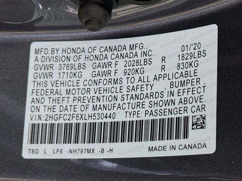 Used 2020 Honda Civic LX image 37