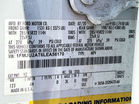 Used 2020 Ford Expedition Limited w/ Equipment Group 303A AWD/4WD image 35
