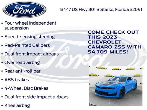 Used 2023 Chevrolet Camaro SS RWD image 32