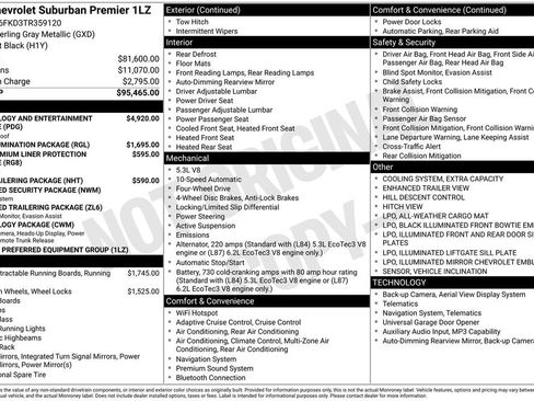 New 2026 Chevrolet Suburban Premier AWD/4WD image 4