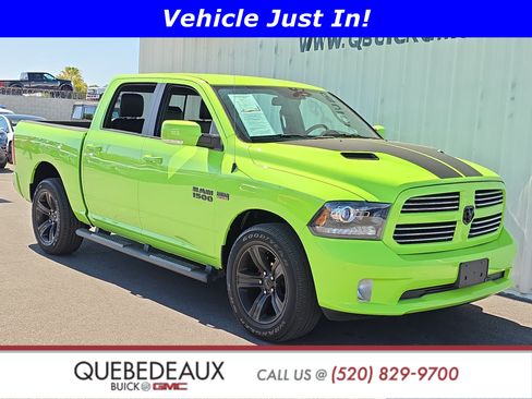 Used 2017 RAM 1500 Sport w/ Sublime Green Sport Package AWD/4WD image 1
