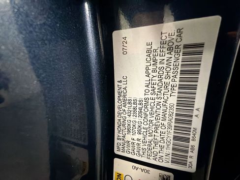 Certified 2024 Honda Accord EX image 32