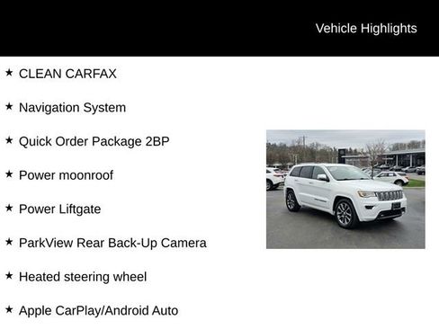 Used 2018 Jeep Grand Cherokee Overland image 5