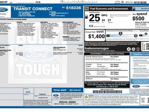 Used 2022 Ford Transit Connect XL FWD image 3