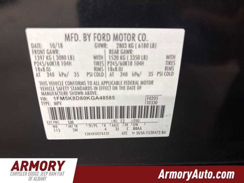 Used 2019 Ford Explorer XLT w/ Equipment Group 202A image 42