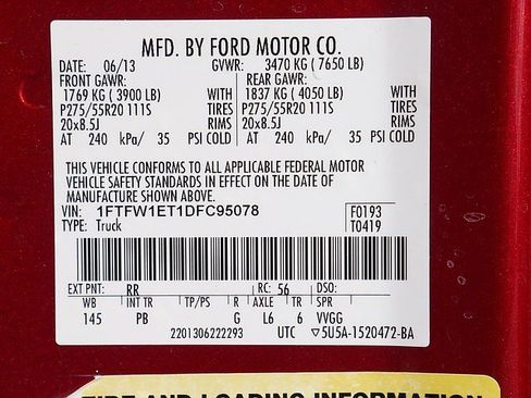 Used 2013 Ford F150 Platinum image 71