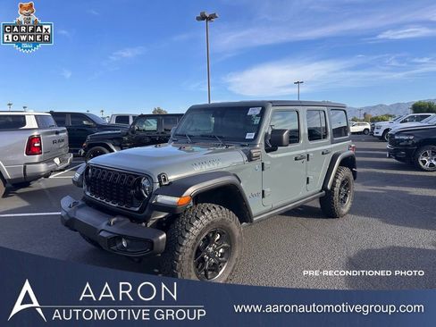 Used 2025 Jeep Wrangler Unlimited Sport S 4xe AWD/4WD image 1