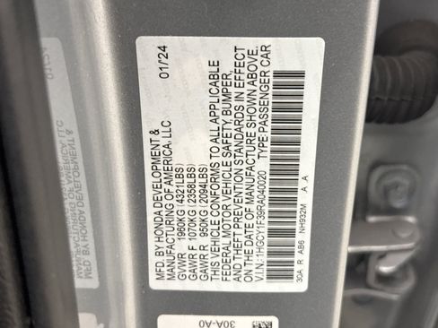 Used 2024 Honda Accord EX image 22
