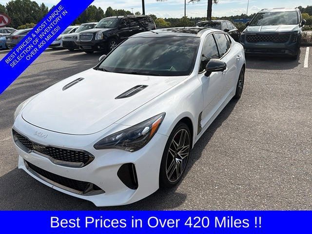 Certified 2023 Kia Stinger GT2 w/ Red Interior Color Package AWD/4WD image 1