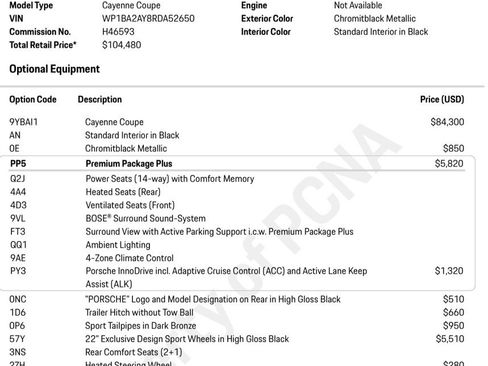 Used 2024 Porsche Cayenne Coupe image 2