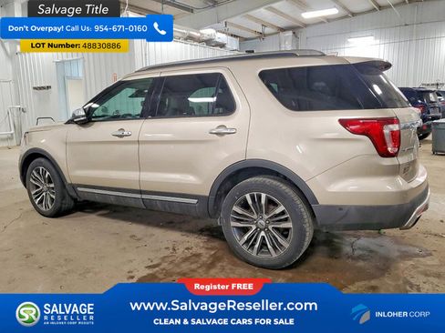 Used 2017 Ford Explorer Platinum AWD/4WD image 3