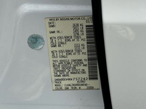 Used 2019 Nissan Frontier SV w/ Value Truck Package image 31